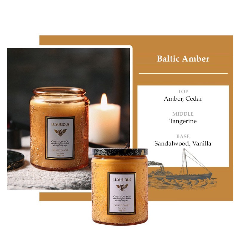 Scented Candle Aromatherapy Essential Oil Candles romantic candle Aesthetic candle 200g/7oz 40 hour burn Gift Box