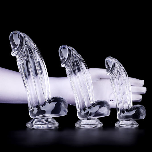 Transparent Thick Dildo Soft Jelly with Suction Cup