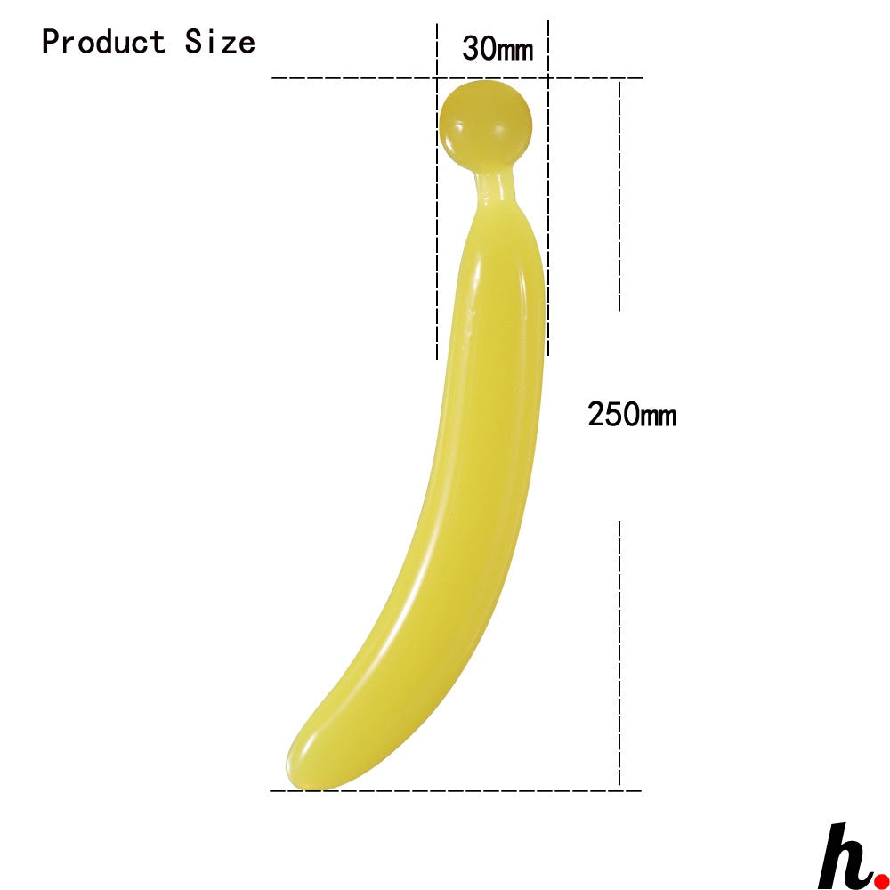 Dildo Banana Eggplant Sharp Erotic Soft Jelly Dildo