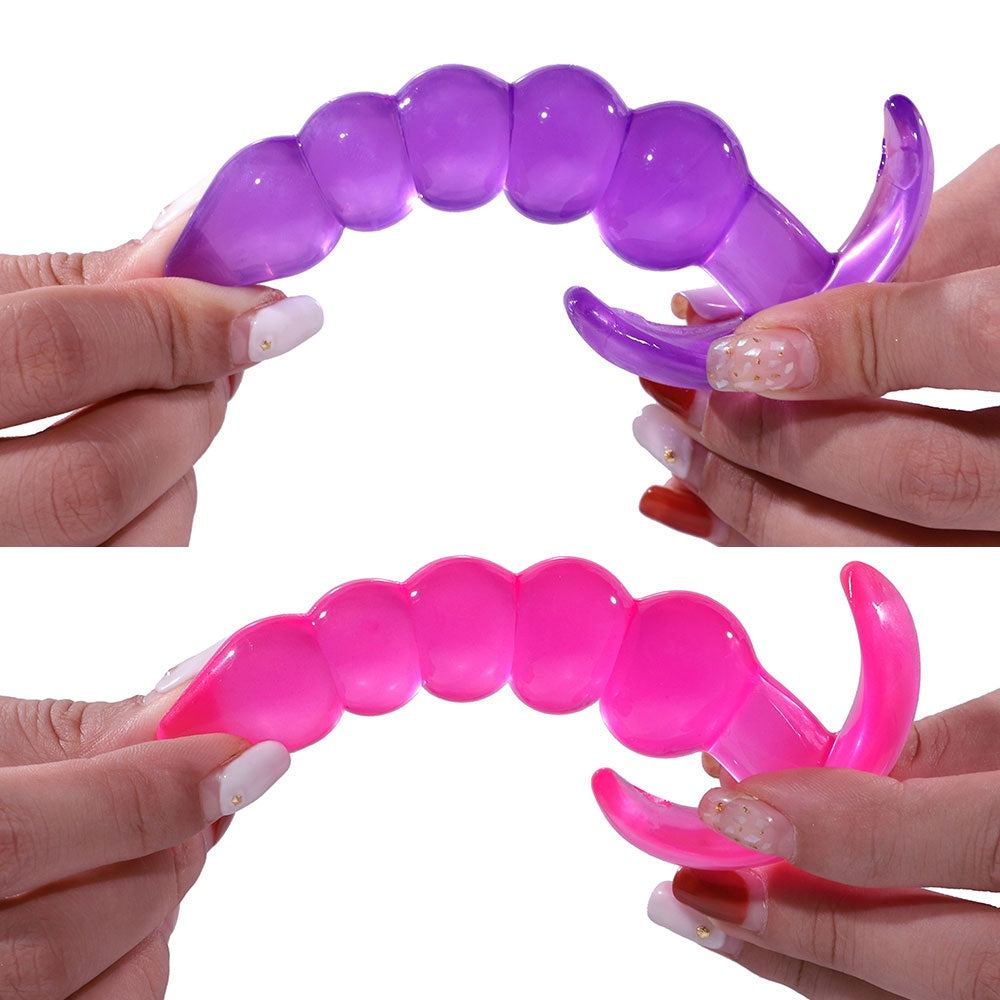 5 Stage Anal Plug Butt Plug Erotic Soft Jelly Outdoor Excitement Style Sex Toys Singapore