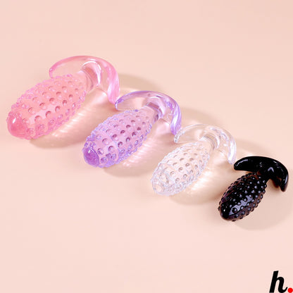 Anal Plug Butt Plug Pineapple Design Erotic Soft Jelly Outdoor Excitement Style Sex Toys Singapore