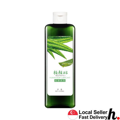 250ml Antibacterial Lubricant Anal Hyaluronic acid Aloe vera Personal Water-base Gel Massage Oil Sex Toys Singapore