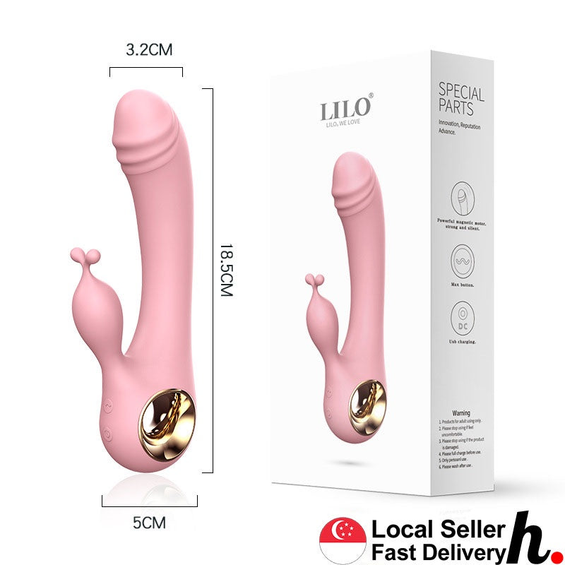 Rabbit Vibrator 10 modes Dual Vibrator Dildos New Design Sex Toys Singapore