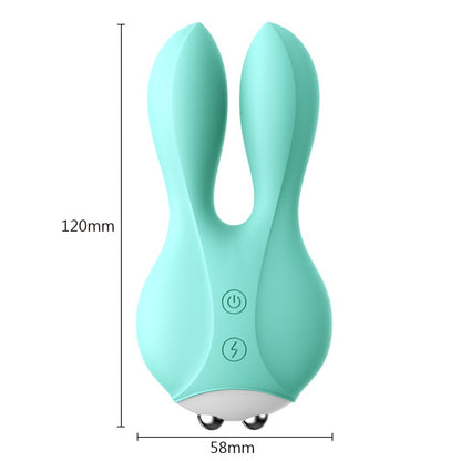 Rabbit Vibrator with Electric Shock Dual Motor Vibration Sex Toys Singapore