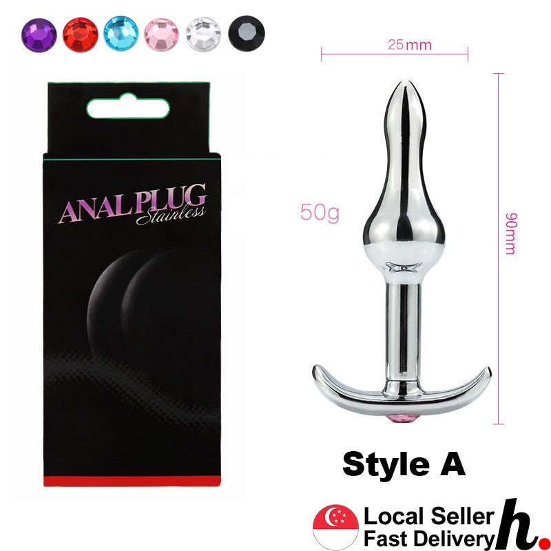 Anal Plug Butt Plug Outdoor Excitement Style Stainless Steel Metal Adult Sex Toys Singapore