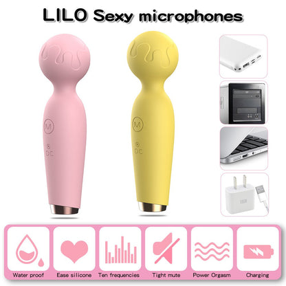 G spot dildo vibrator microphone design massager Electric Body Massager for Lady