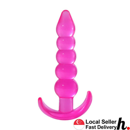 5 Stage Anal Plug Butt Plug Erotic Soft Jelly Outdoor Excitement Style Sex Toys Singapore