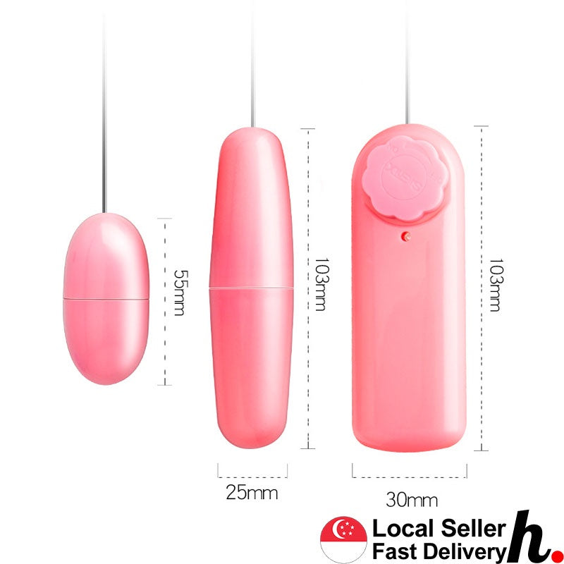 Bullet Vibrator Massager Wired Jumping Egg Double Love Egg Adult Sex Toys Singapore