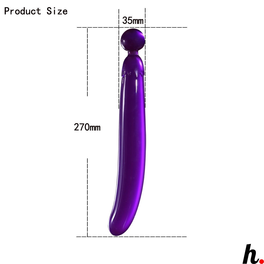 Dildo Banana Eggplant Sharp Erotic Soft Jelly Dildo