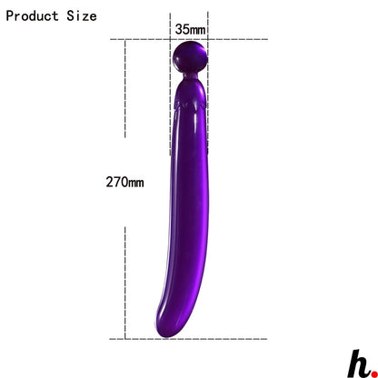 Dildo Banana Eggplant Sharp Erotic Soft Jelly Dildo