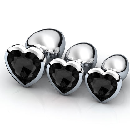 Anal Plug Butt Plug Heart Shape Stainless Steel Metal Adult Sex Toys Singapore