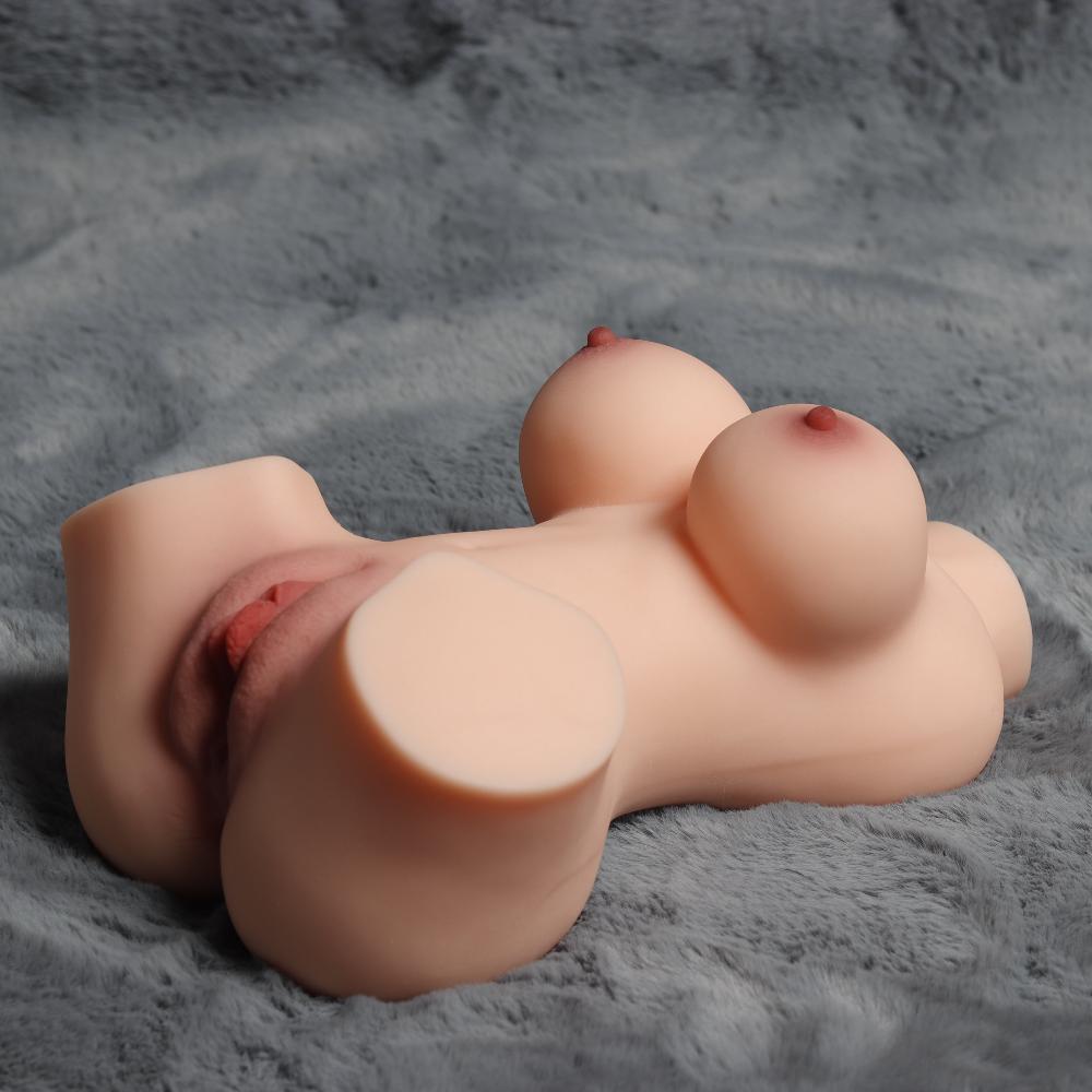 Sex Doll Half Body Dual Channels TPE Female Torso Sexy Dolly Male Masturbator Realistic