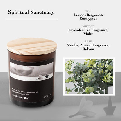 Scented Candle Aromatherapy Essential Oil Candles romantic candle Aesthetic candle 140g/5oz 32 hour burn Gift Box