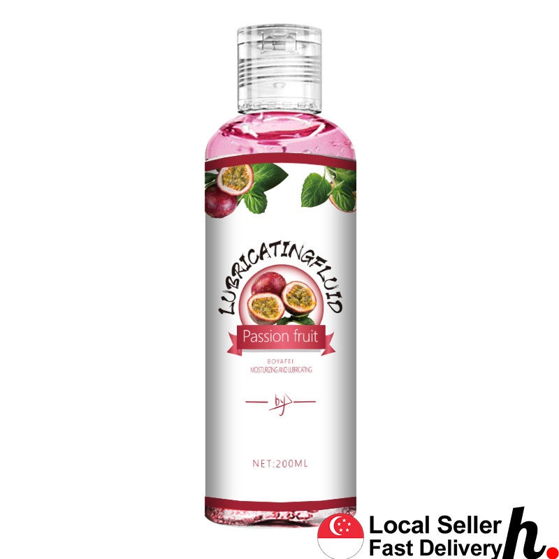 200ml Fruit Flavour  Water-base Lubricant Personal Gel Massage Oil Sex Toys Singapore