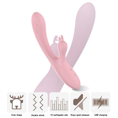 New Design Rabbit Vibrator AV Vibrator USB Charging Sex Toys Singapore