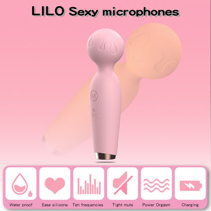 G spot dildo vibrator microphone design massager Electric Body Massager for Lady