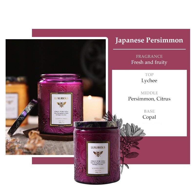 Scented Candle Aromatherapy Essential Oil Candles romantic candle Aesthetic candle 200g/7oz 40 hour burn Gift Box