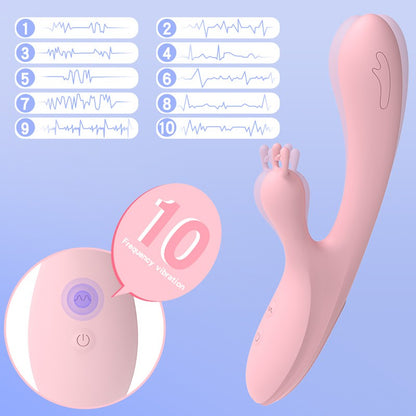 New Design Rabbit Vibrator AV Vibrator USB Charging Sex Toys Singapore