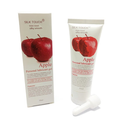 50ml Water-based personal lubricant gel Apple/Lemon/Strawberry flavor