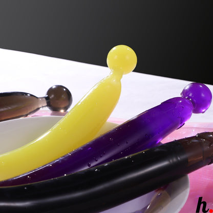 Dildo Banana Eggplant Sharp Erotic Soft Jelly Dildo