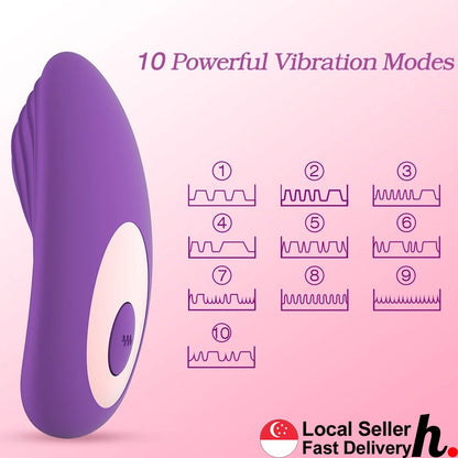 10 Speed Wireless Remote Rechargeable Wearable Stimulator Vibrator Panties Masturbator