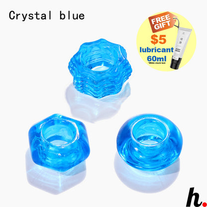 Penis Ring 3 in One Erotic Soft Jelly Excitement Style Sex Toys Singapore