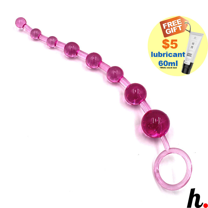 Anal Beads Anal Plug Butt Plug Erotic Soft Jelly Excitement Style Sex Toys Singapore