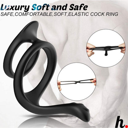 Penis Ring Cock Ring Erotic Soft Jelly Excitement Style Sex Toys Singapore