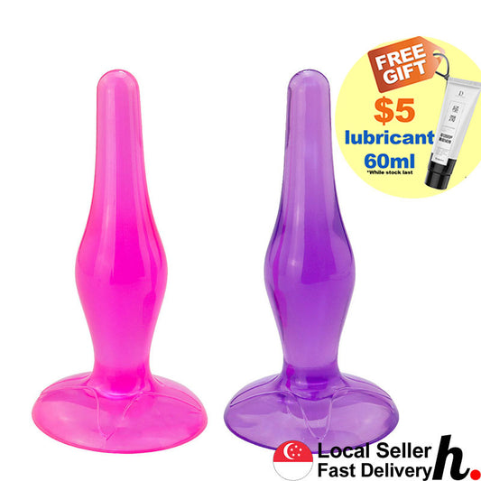 Anal Plug Butt Plug With Suction Cup Erotic Soft Jelly Outdoor Excitement Style Sex Toys Singapore