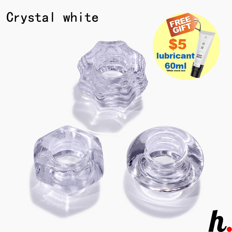 Penis Ring 3 in One Erotic Soft Jelly Excitement Style Sex Toys Singapore