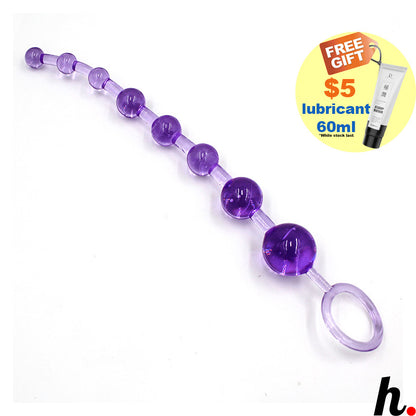 Anal Beads Anal Plug Butt Plug Erotic Soft Jelly Excitement Style Sex Toys Singapore