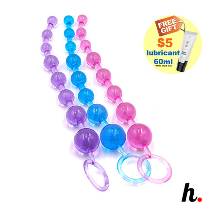 Anal Beads Anal Plug Butt Plug Erotic Soft Jelly Excitement Style Sex Toys Singapore