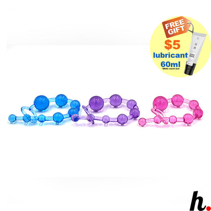 Anal Beads Anal Plug Butt Plug Erotic Soft Jelly Excitement Style Sex Toys Singapore