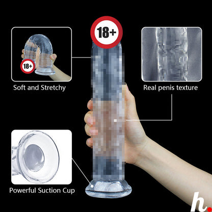 Soft Jelly dildo with Suction cup