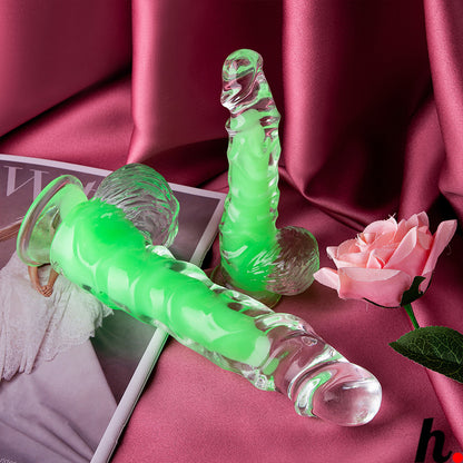 3 Colour Transparent Dildo XXLarge Realistic Erotic Soft Jelly Dildo Suction Cup Dildo