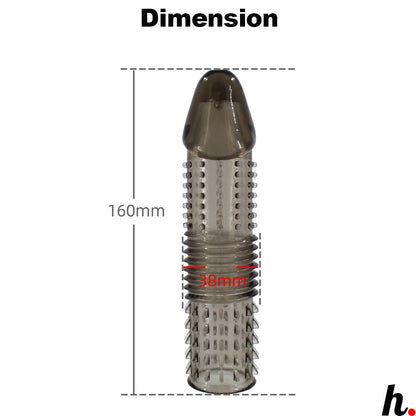 Penis Cock Sleeve Extension Silicon ABS Sex Toys