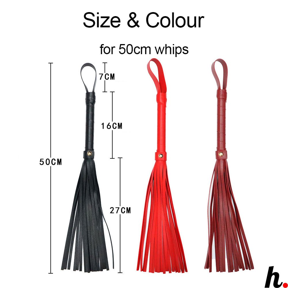 SM Flirting Whip 50cm/30cm PU Whips Adult Sex Toys Singapore